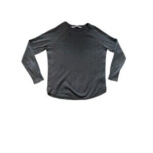 Altheta Pullover Crewneck Sweatshirt Heather Grey Size Small Athleisure Workout